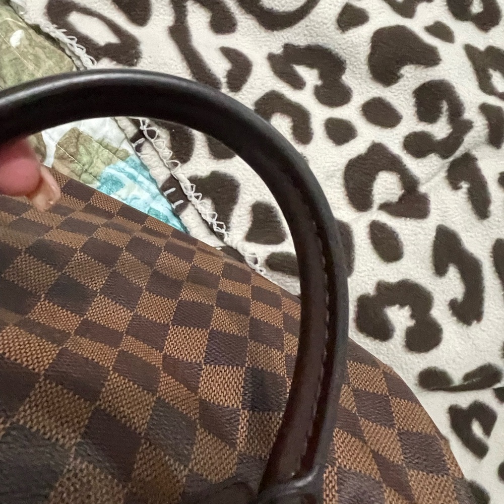Louis Vuitton Brown and Dark Brown Shoulder Bag